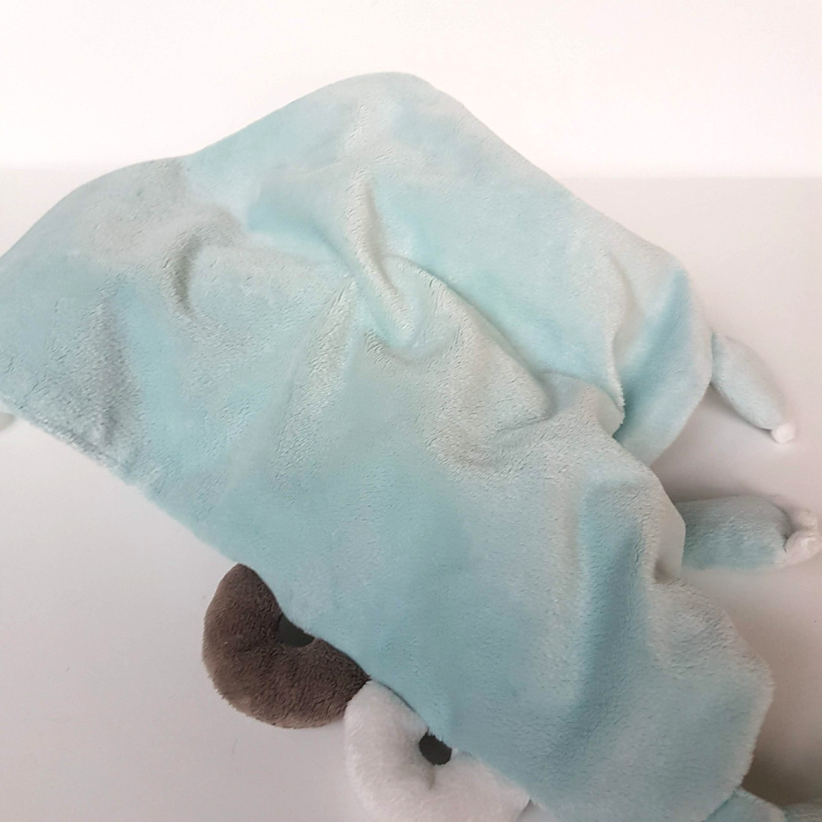 Fehn BLUE DRAGON Lovey Plush RATTLE Security Comforter Blanket Soft Toy Triangle10
