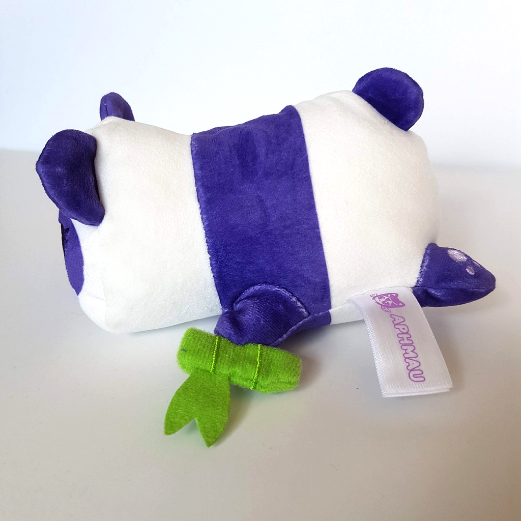 Aphmau MeeMeows PANDA CAT Safari Collection 15cm Purple White Soft Toy Animal1