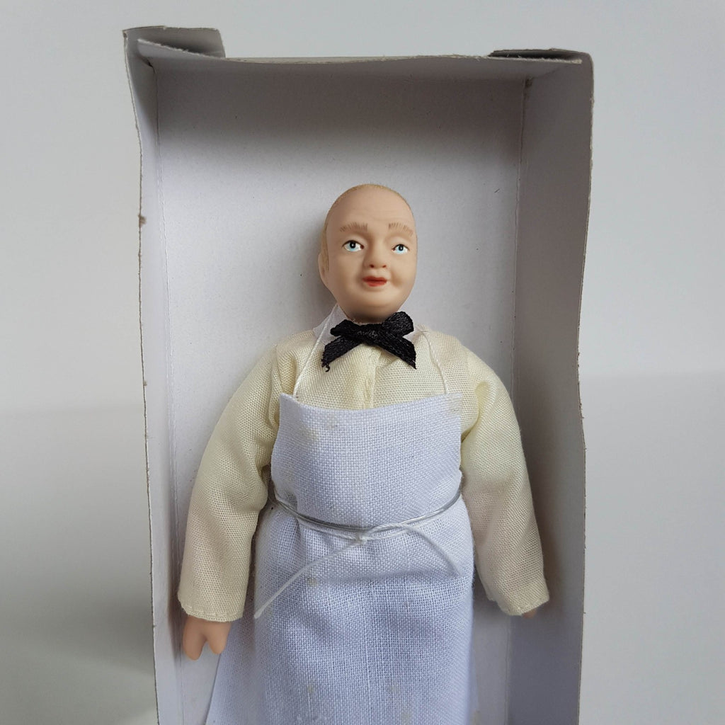 Del Prado Doll House VICTORIAN COOK MAN Doll Apron BOXED Collectible Doll Toy8