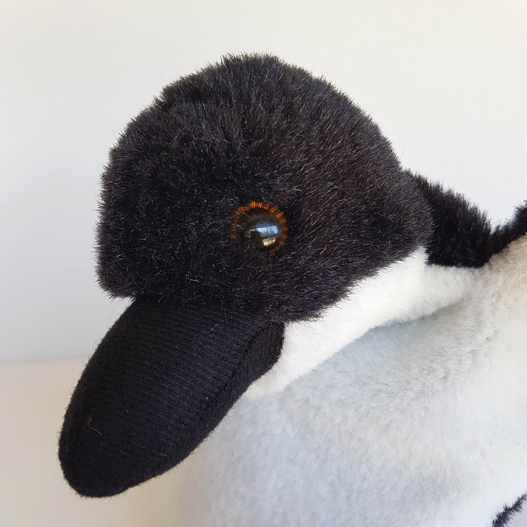 Dinki Di PENGUIN Hand PUPPET 9” SQUEAKER Plush Stuffed Animal Sea Bird Soft Toy1