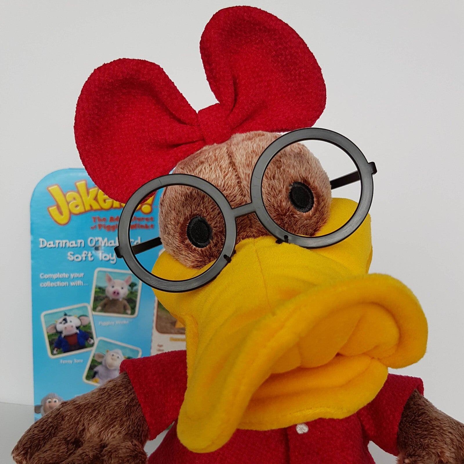 RARE LARGER SIZE Jakers! 39cm Adventures of Piggley Winks DANNAN O'MALLARD Duck12