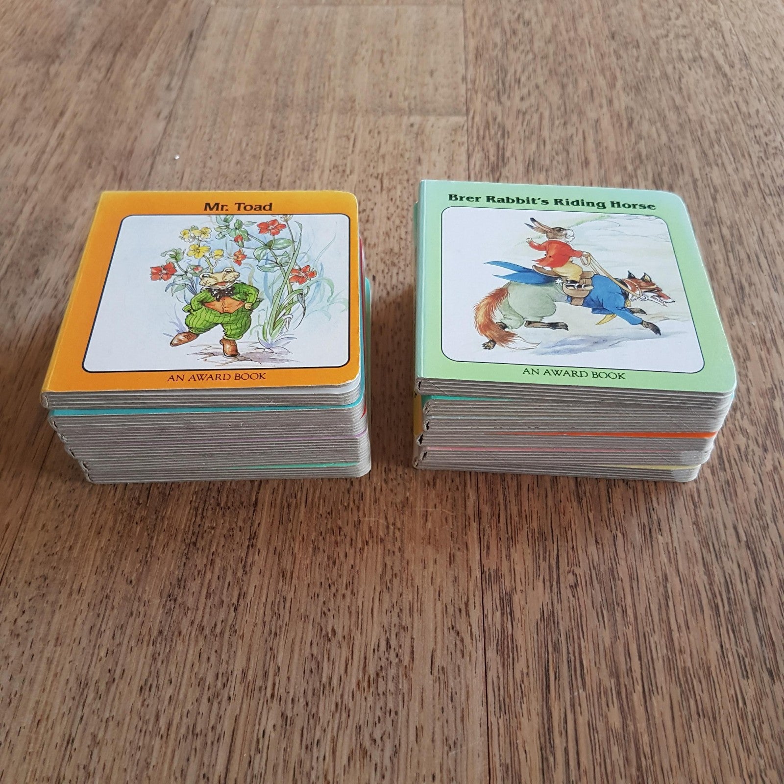 Vintage WIND IN THE WILLOWS & BRER RABBIT Book Lot Childrens Bundle Board 198819
