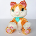 Scruff A Luvs GINGER CAT Collar Plush Orange White Stuffed Animal Soft Toy Moose0