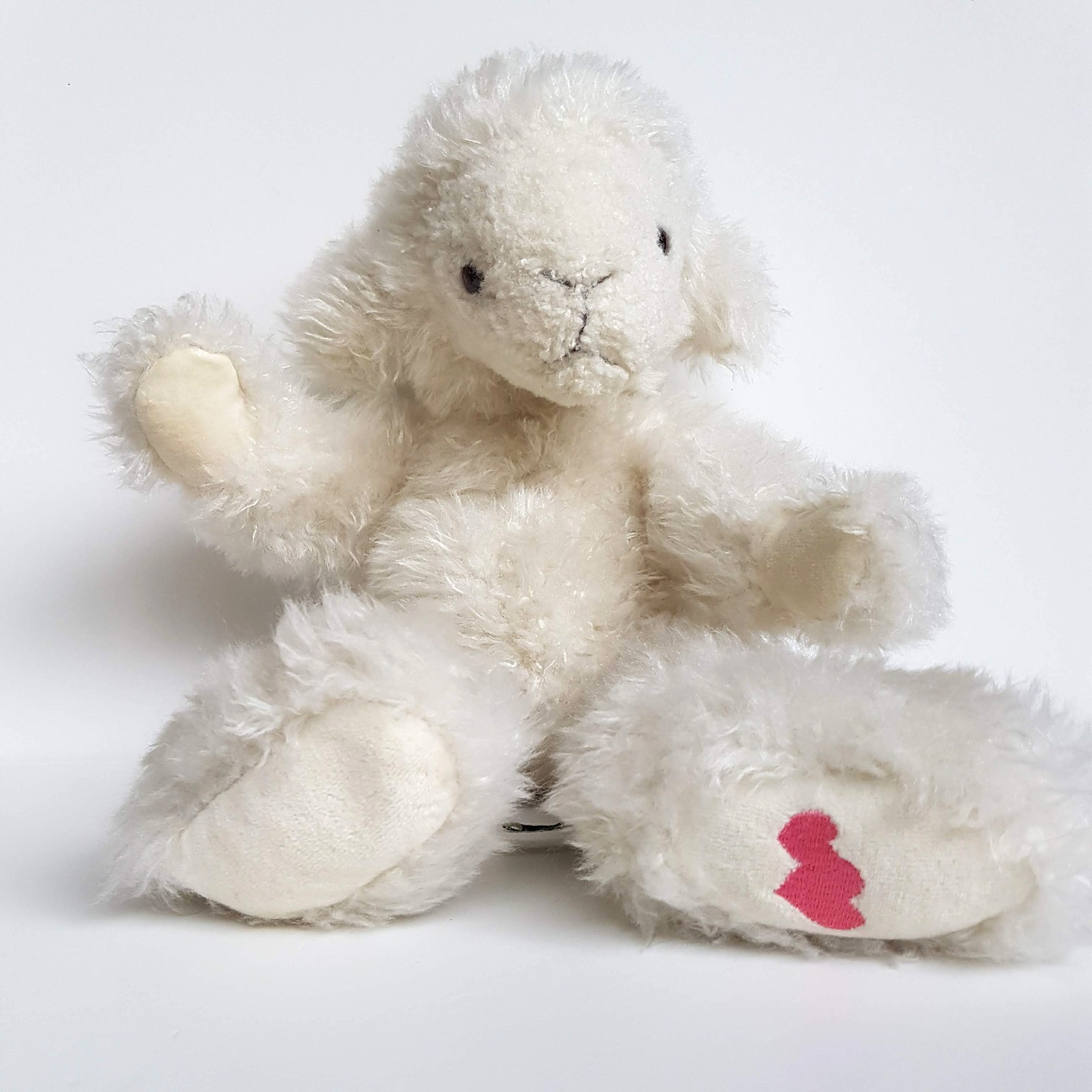 Settle Bears SOFT GREY LAMB Plush 5 Way Jointed 45cm Stuffed Animal Soft Toy7