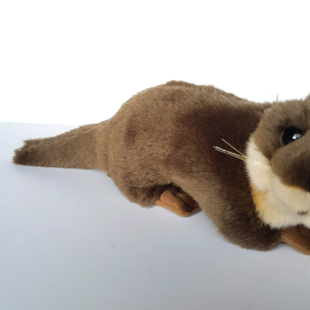 Korimco LOVABLE OTTER Plush 33cm Soft Toy Wild Animal Stuffed Animal Realistic2