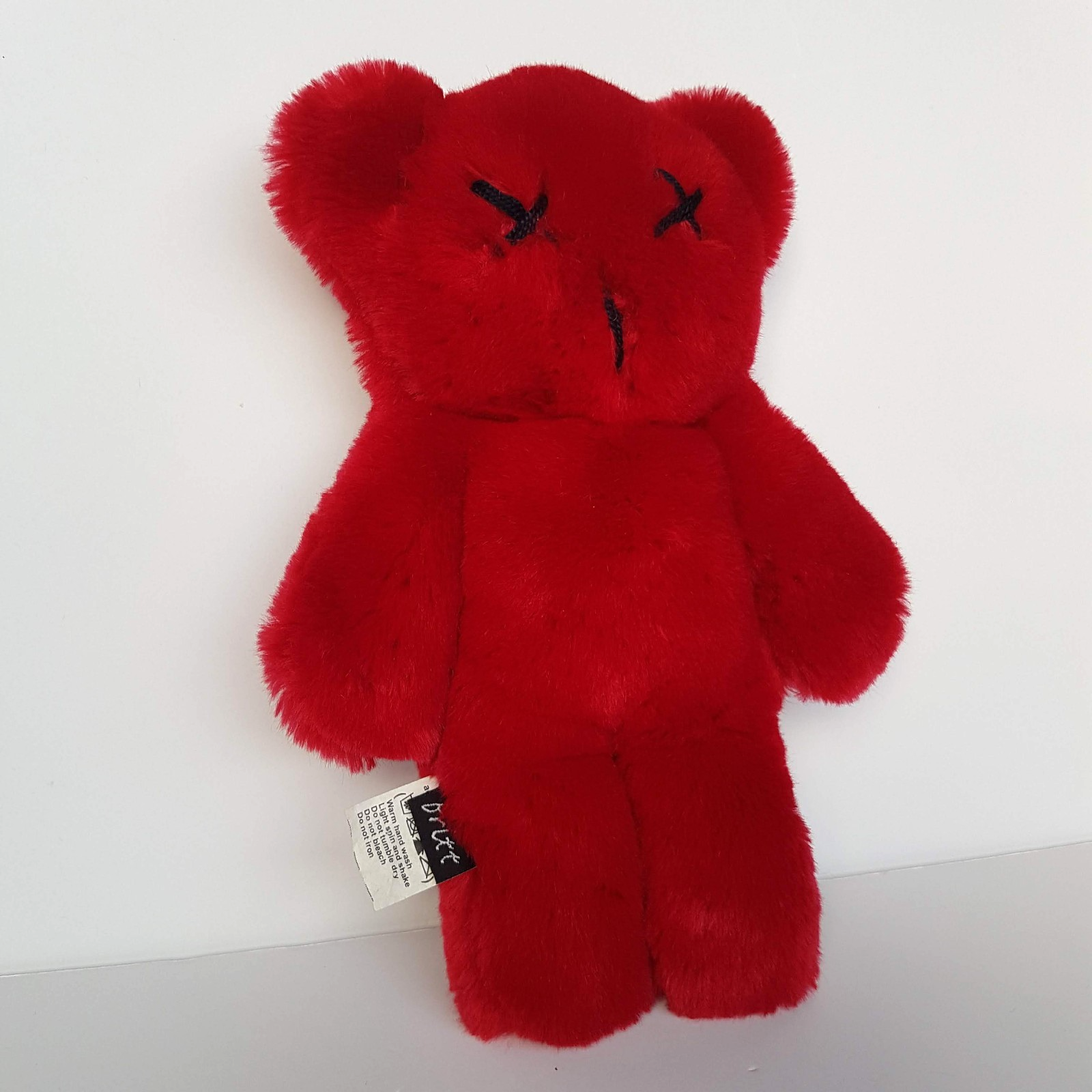 Britt Bear RED FLAT BEAR Teddy Plush 24cm Stuffed Animal Soft Toy Cuddly Sleep3