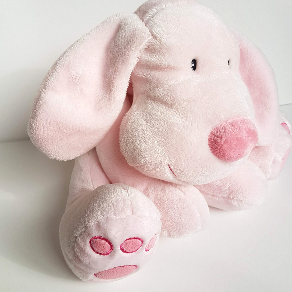 Target FLOPPY PINK Dog Puppy Plush 29cm Soft Toy Stuffed Animal Pastel Beanbag1
