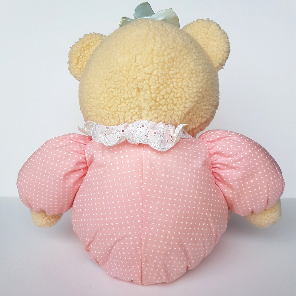 RARE Vintage DAKIN PUFFY BEAR Plush 40cm Fraser Group Stuffed Animal Soft Toy9