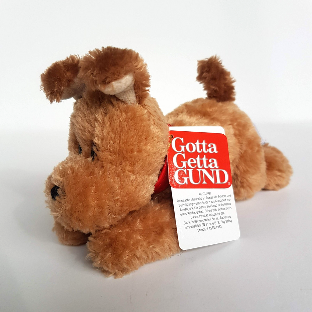 Gund PUPSY DOG Puppy Plush Soft Toy Small TAGS Stuffed Animal Cuddly Cute Collar5