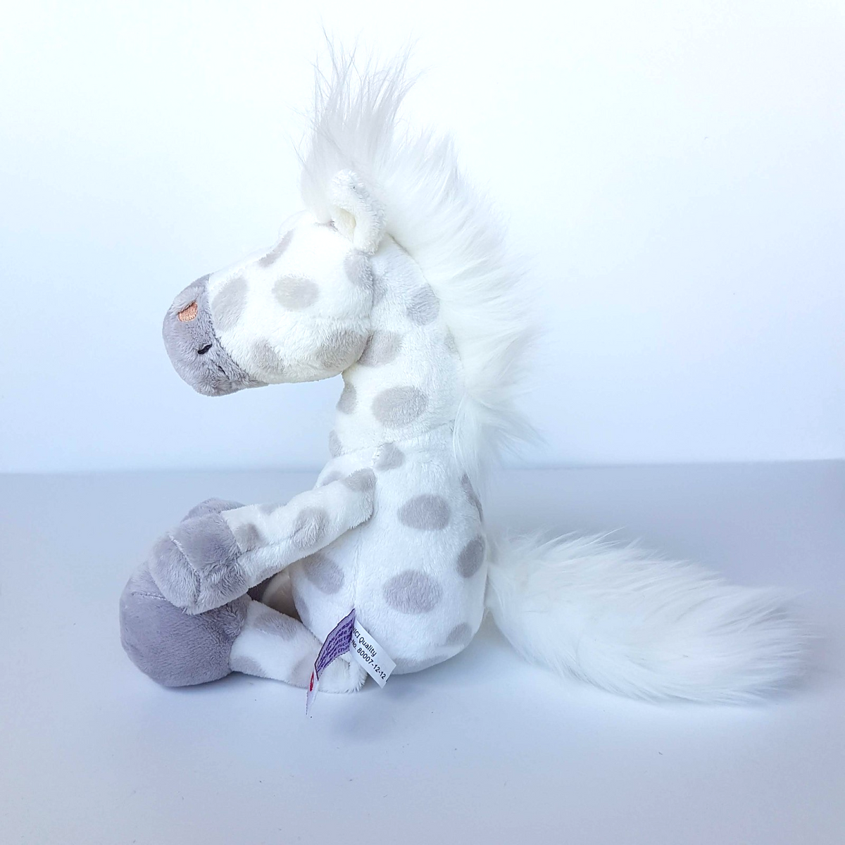 Nici WHITE GREY HORSE Spotty Plush Soft Toy 28cm Stuffed Animal Floppy Cuddly3