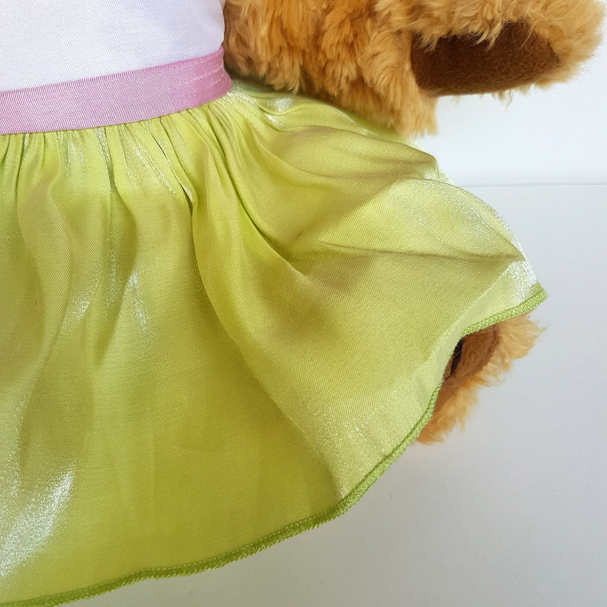 Rare Pumpkin Patch PATCH TEDDY Bear + Dress 34cm Plush Soft Toy Stuffed Animal4