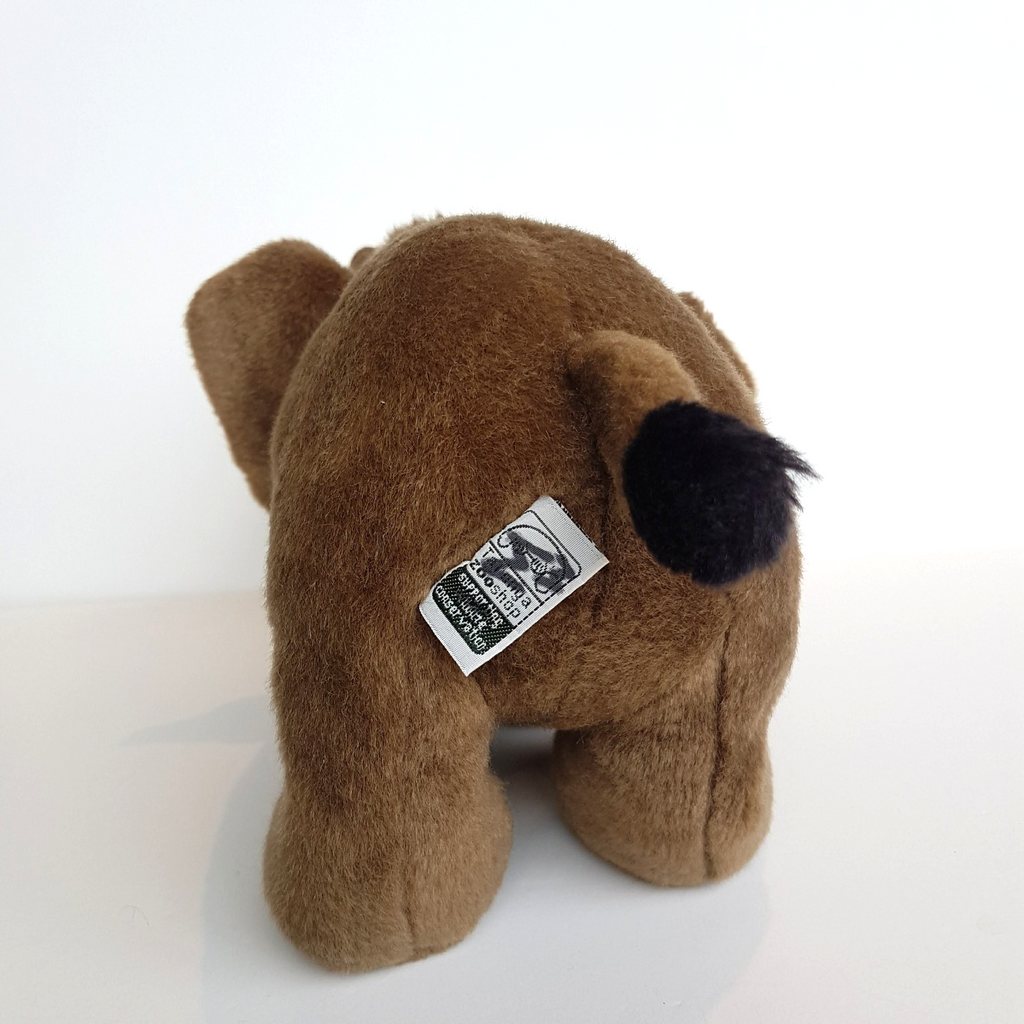 Toronga Zoo ELEPHANT Plush 33cm Stuffed Animal Soft Toy Safari Beanbag Brown4