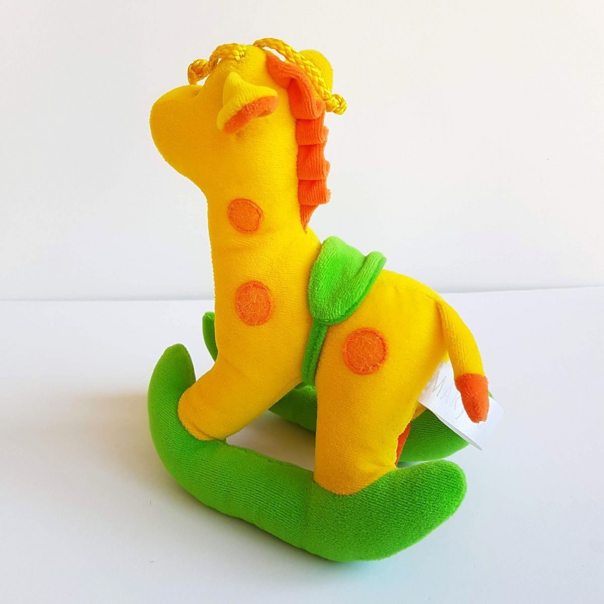 RARE Mary Kay VELOUR GIRAFFE ROCKING HORSE Soft Toy 21cm Plush Stuffed Animal3