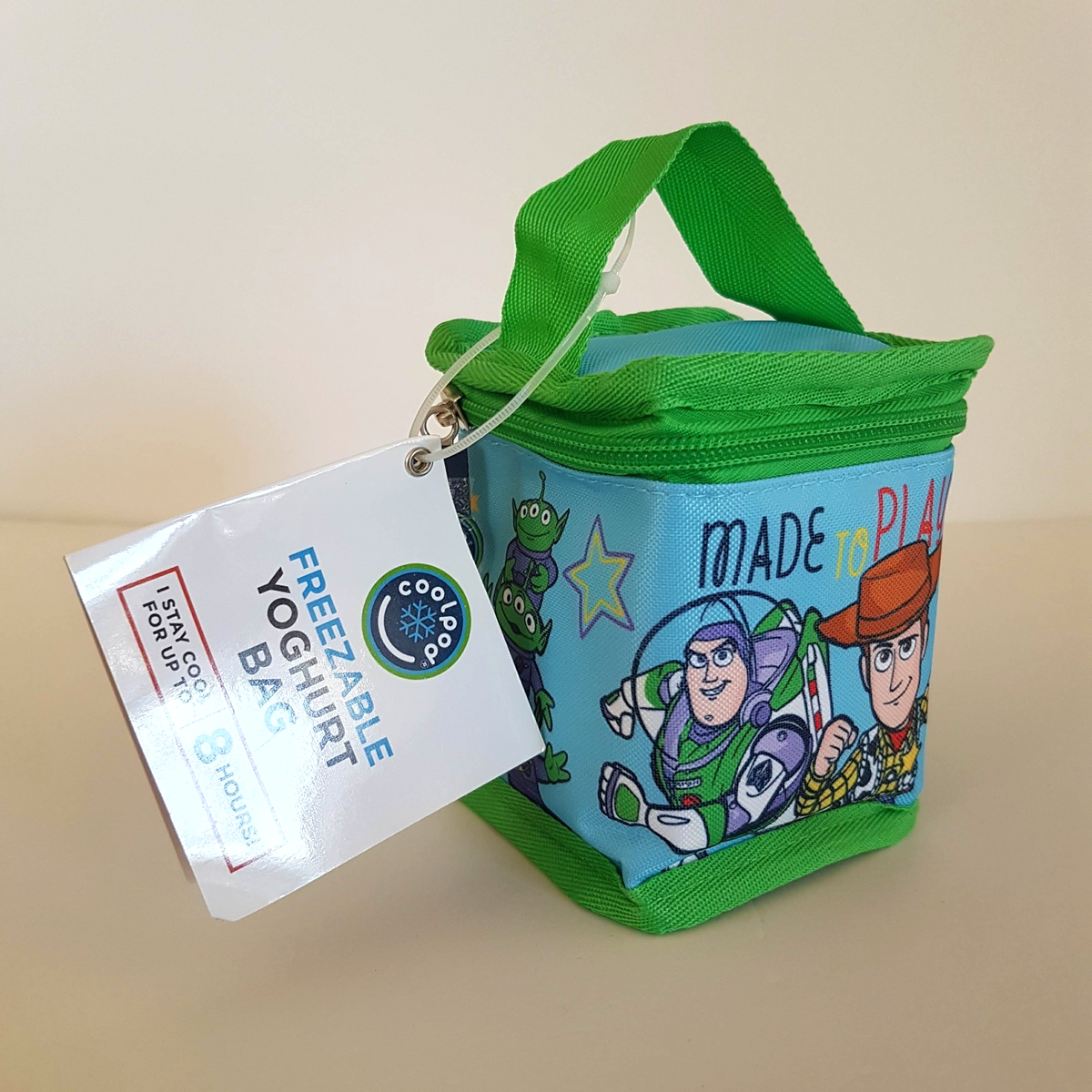 Coolpod TOY STORY Freezabe Yoghurt Bag Insulated with Spoon TAGS Snack Lunch Bag1