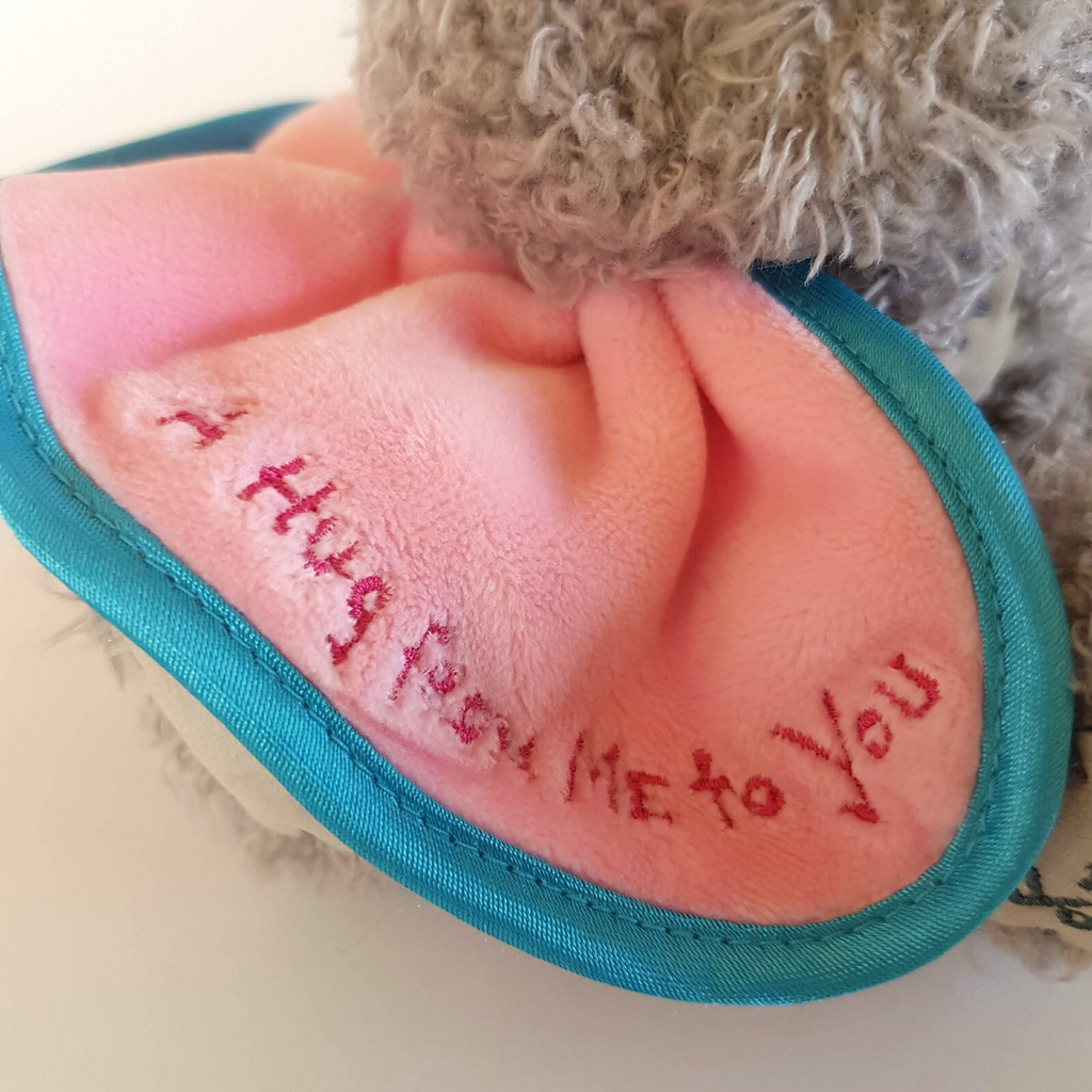 Tatty Teddy A HUG FROM ME TO YOU Plush 13cm Soft Toy Stuffed Animal Pink Blanket2
