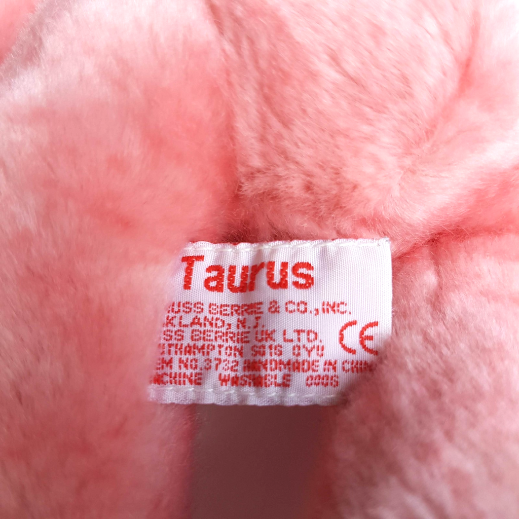 Russ TAURUS Star Sign Astrology Pink BIRTHDAY TEDDY BEAR Soft Toy Stuffed Animal9