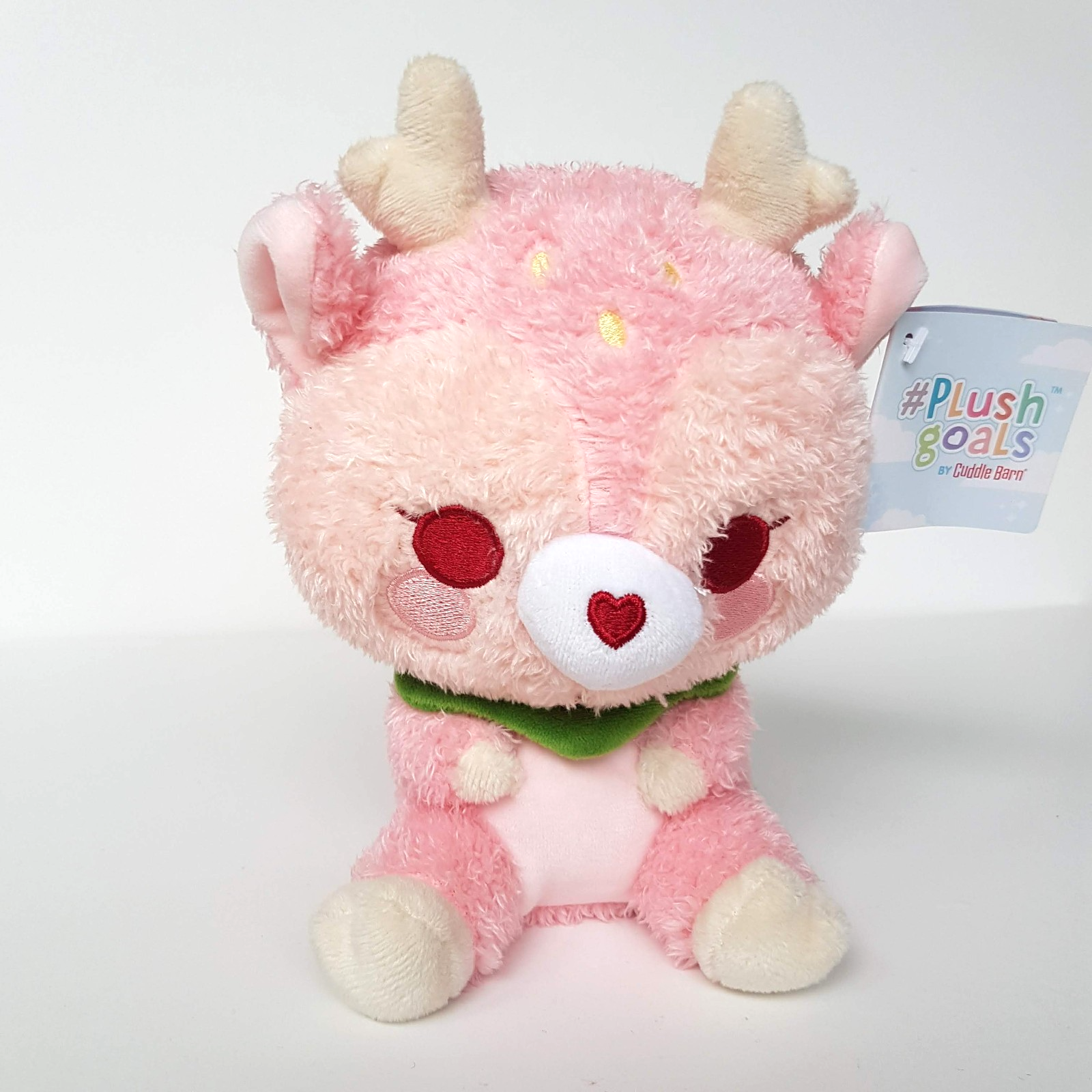 Cuddle Barn DEARIE STRAWBERRY DEER Plush Stuffed Animal 19cm Small Soft Toy Cute1