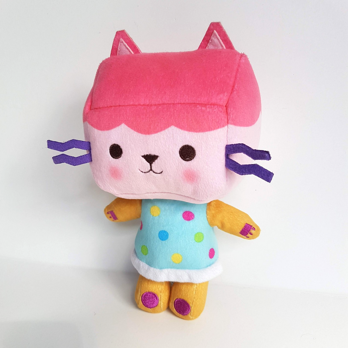Gabby's Dollhouse BABY BOX CAT Plush 22cm Pink Kitten Stuffed Animal Soft Toy2
