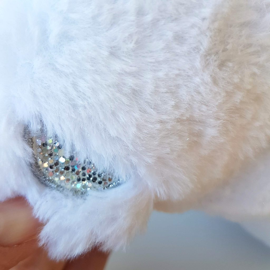 Care Bear HOPEFUL HEART Collector's Edition 2022 36cm Crystal Nose White Glitter10