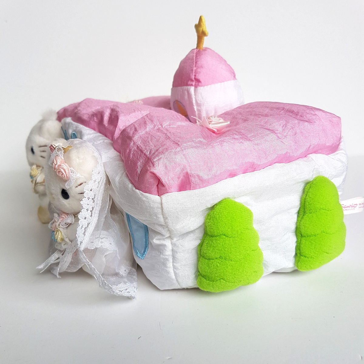 Sanrio Smiles Hello Kitty & Dear Daniel TISSUE BOX COVER Rare Bridal Wedding HTF8