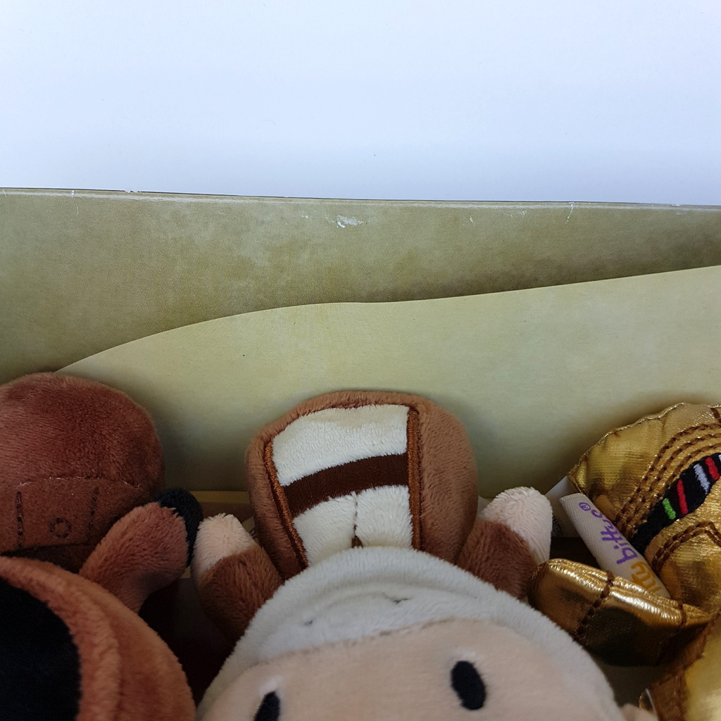 Itty Bittys STAR WARS COLLECTOR SET Luke C 3PO Obi Wan Jawa Soft Toy Exclusive14
