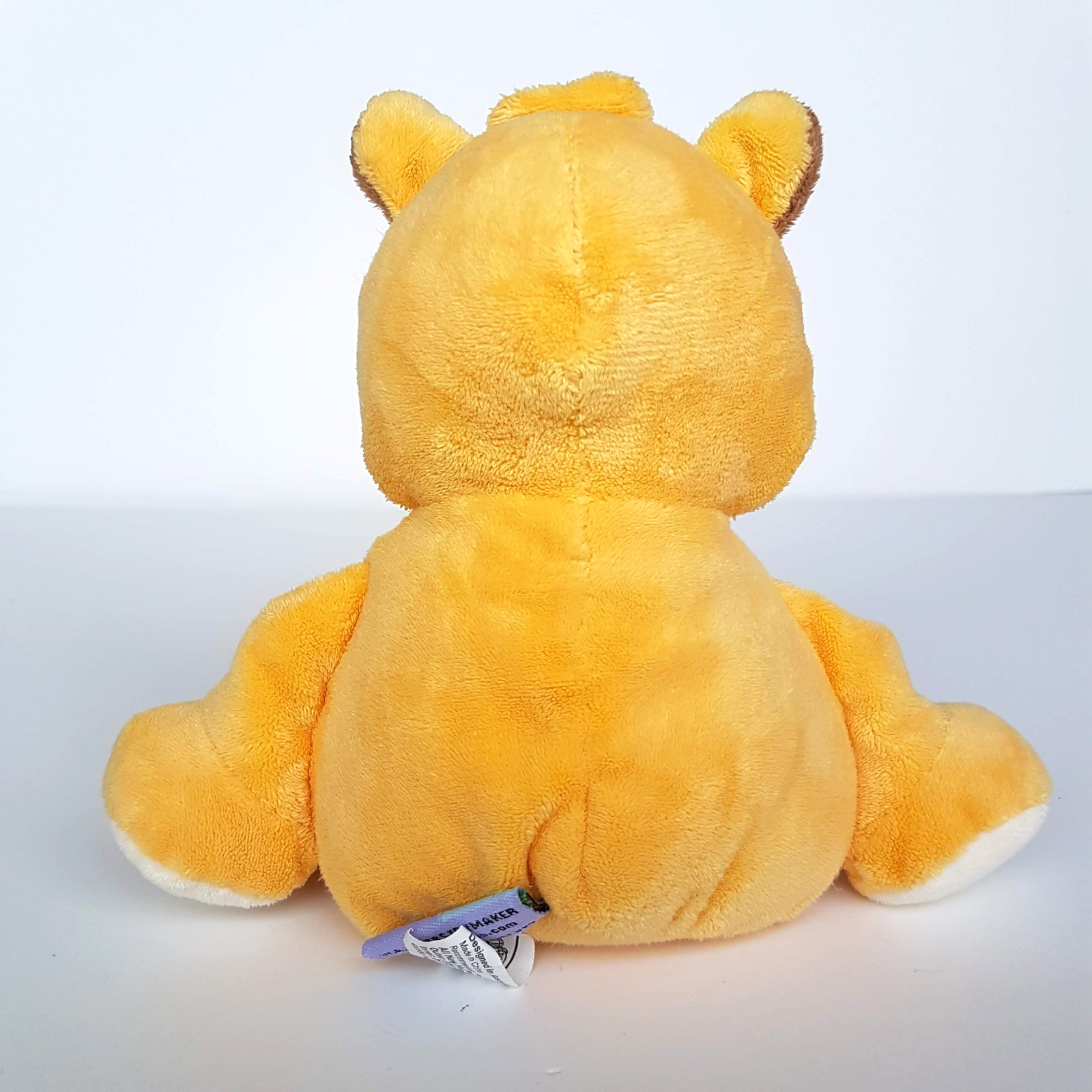 Bright Start ORANGE CAT TIGER Plush Stuffed Animal Soft Toy Cute WA Jacobs Cute3