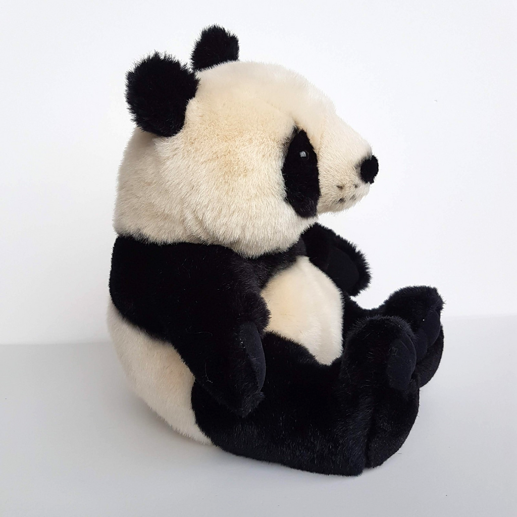 Playful Plush CUDDLY PANDA Soft Toy 26cm Stuffed Animal Cream Black Adorable1