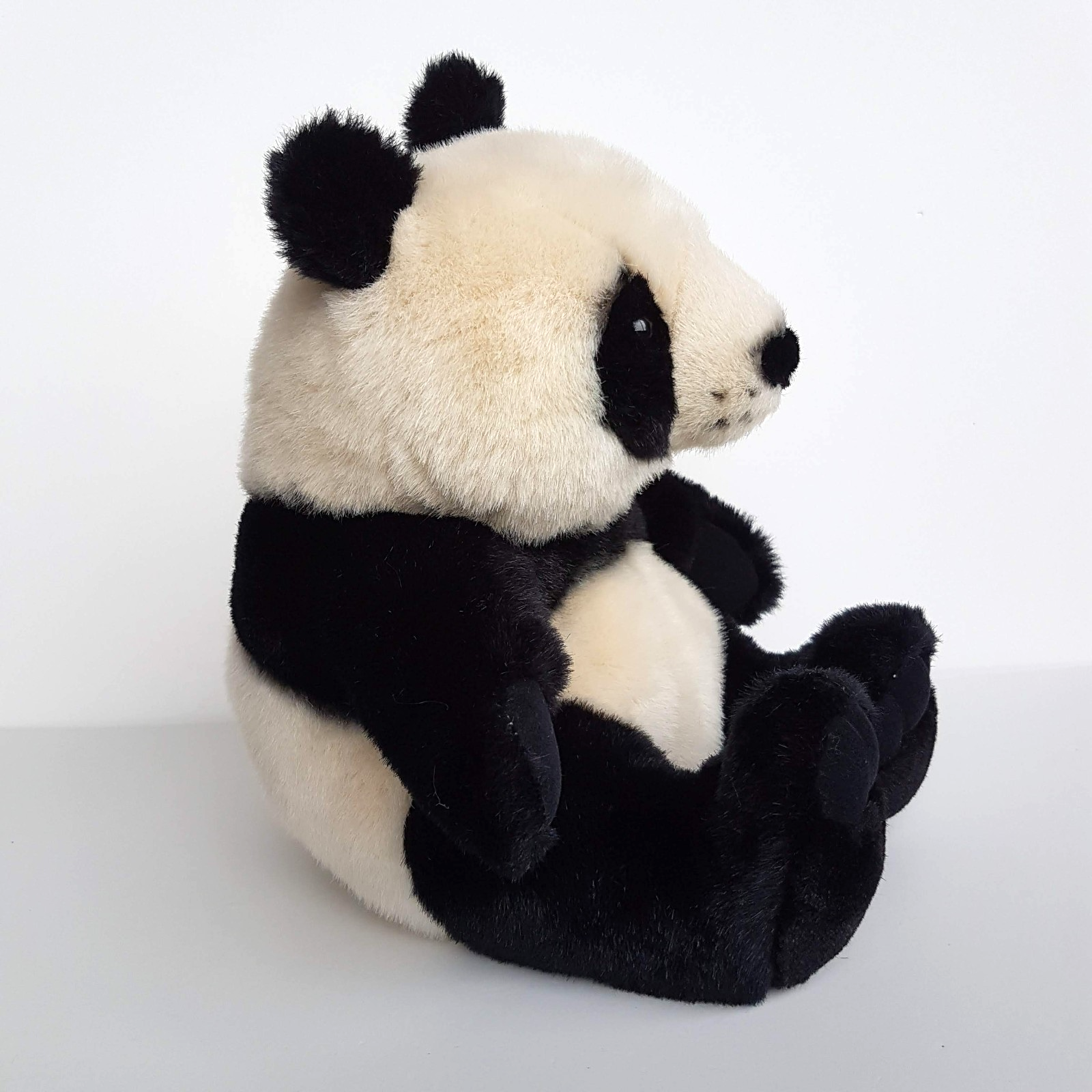 Playful Plush CUDDLY PANDA Soft Toy 26cm Stuffed Animal Cream Black Adorable1
