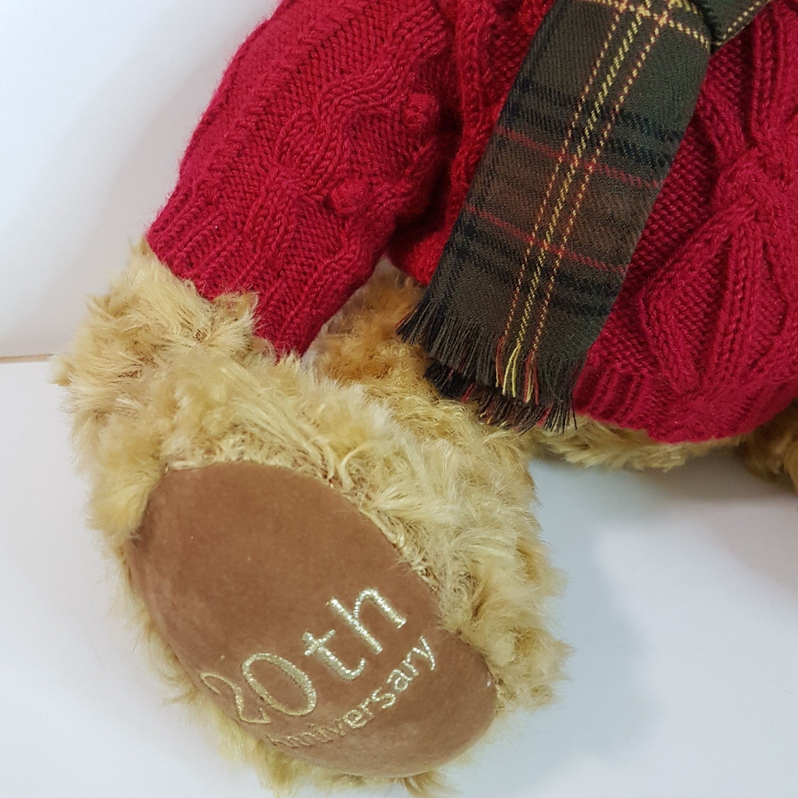 Harrods TEDDY BEAR 20th ANNIVERSARY 2005 Large Collectible Stuffed Animal Toy9