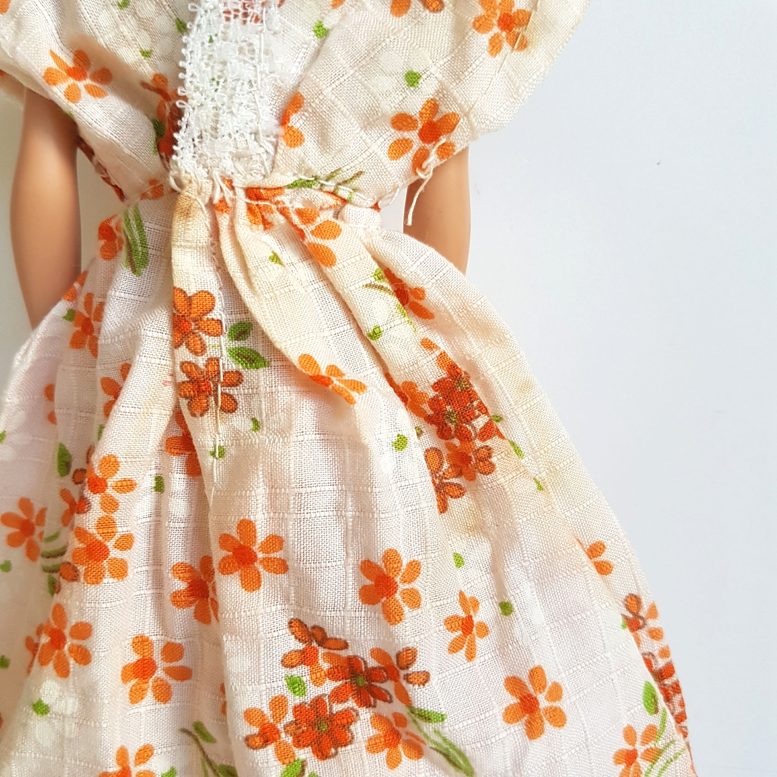 VTG 1962 Bubble Cut BARBIE Auburn Red Head Nails #18 Japan Fashion Doll RARE6
