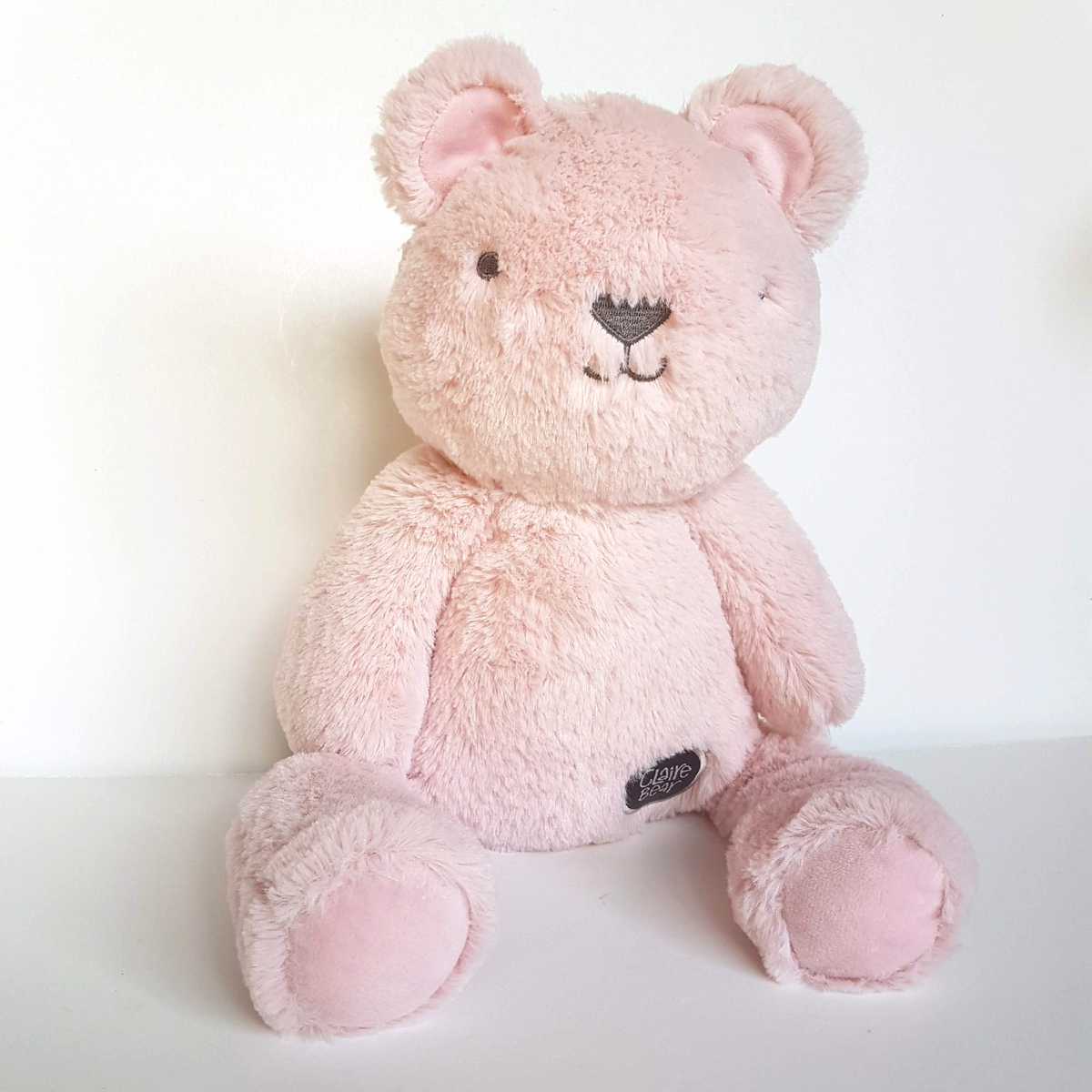 OB Designs CLAIRE BEAR Comforter Pink Teddy Lovey Stuffed Animal Plush Soft Toy1