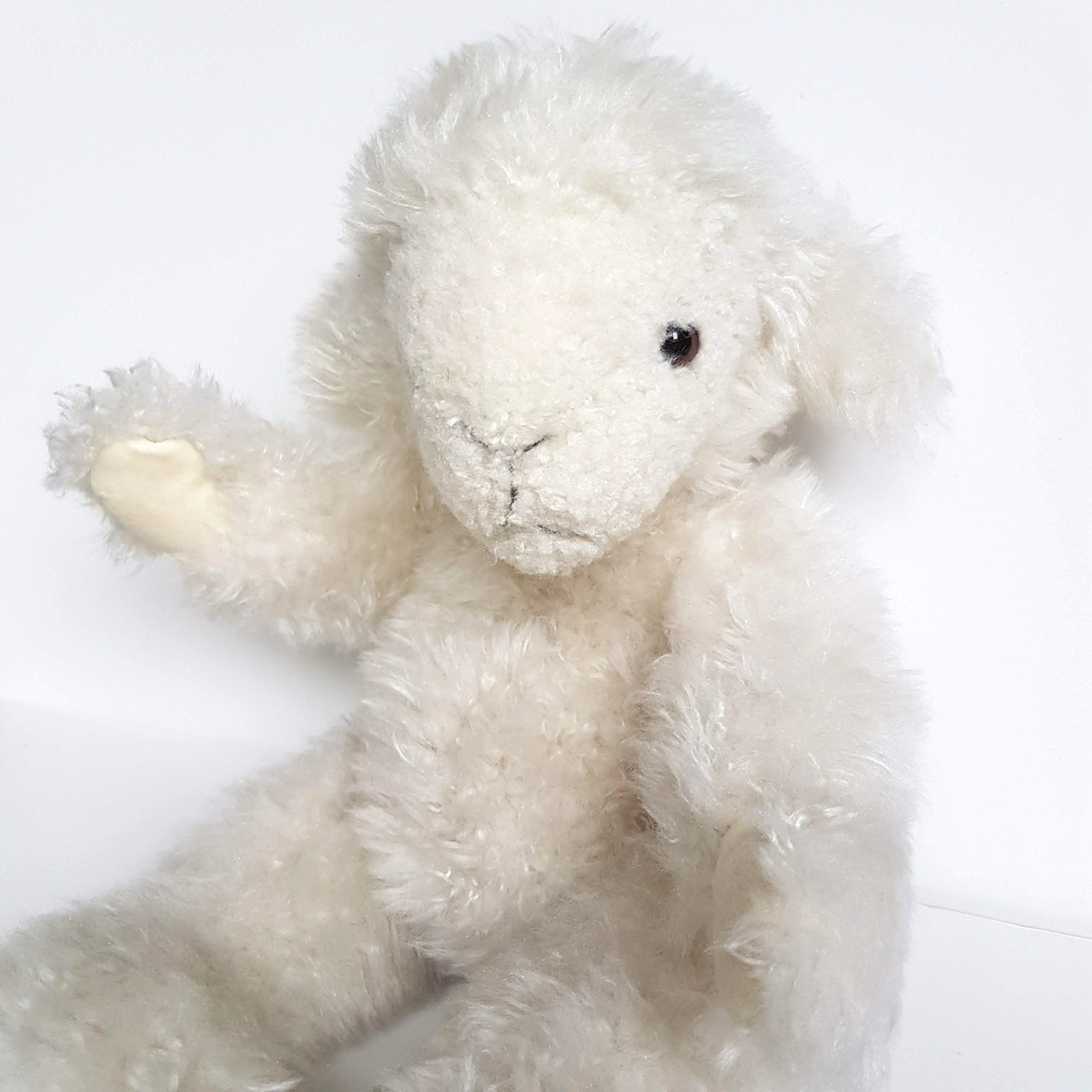 Settle Bears SOFT GREY LAMB Plush 5 Way Jointed 45cm Stuffed Animal Soft Toy5