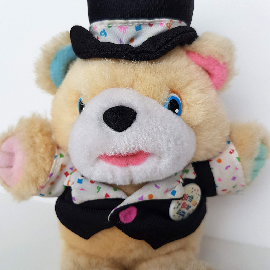 John Sands BIRTHDAY BEAR Teddy Bear 24cm Plush Stuffed Animal Celebrate Soft Toy3