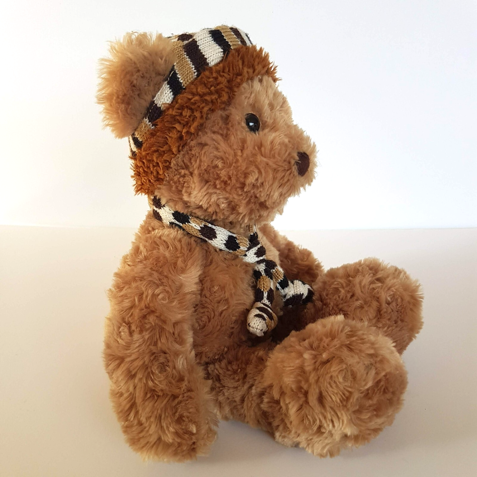 Anee Park TEDDY BEAR 31cm Hat Scarf Plush Stuffed Animal Soft Toy Clothes Cute1