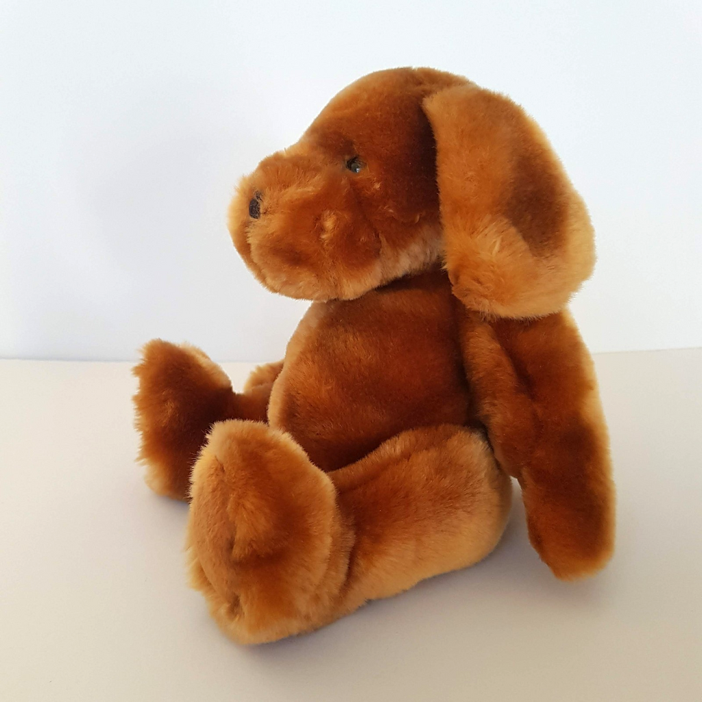 Mountain States CARAMEL DOG Plush 20cm Stuffed Animal Sitting Puppy Soft Toy1