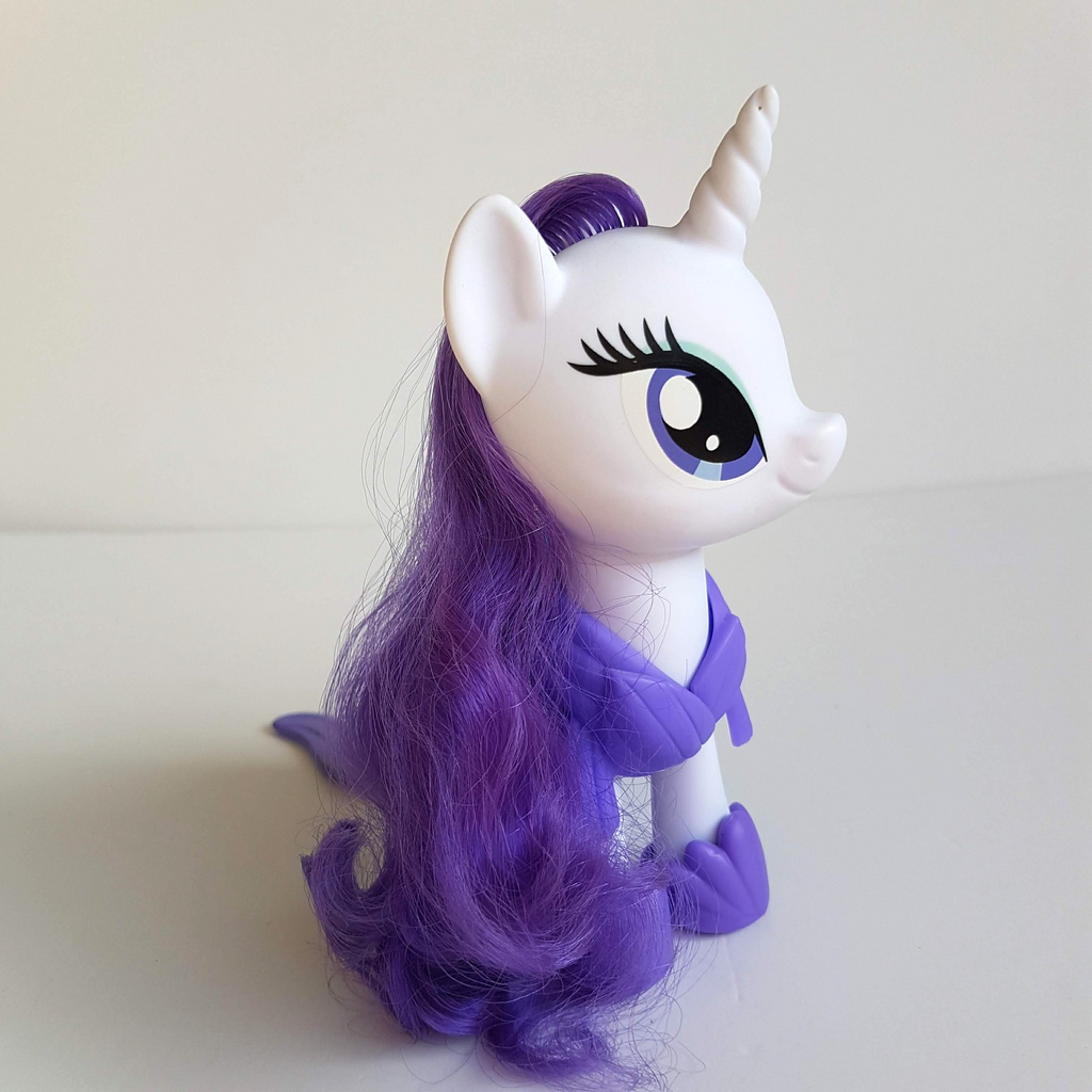 My Little Pony RARITY The Movie Snap On Fashion 16cm Horse Figure Brushable Toy4