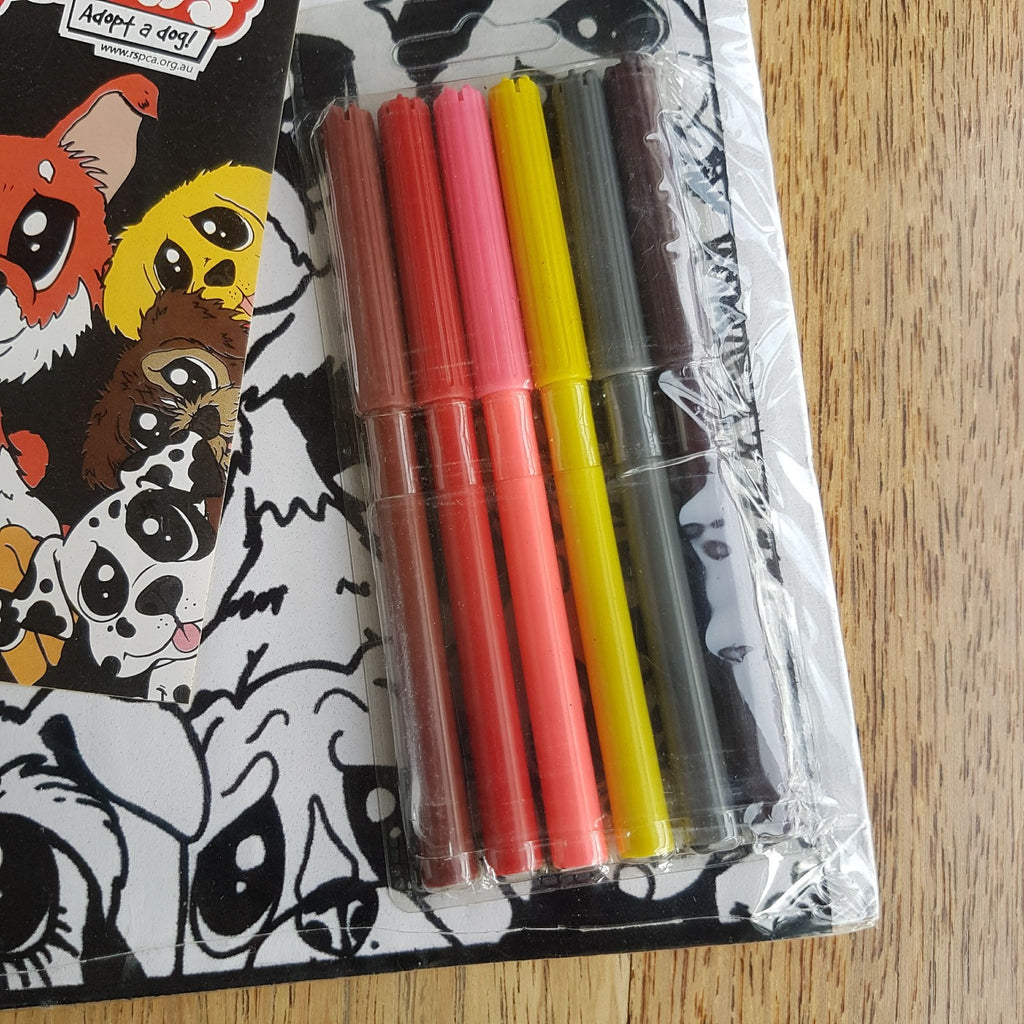 Super Rare PAWPHANS VELVET ART Activity Pack 2006 Collectible RSPCA Adopt A Dog3