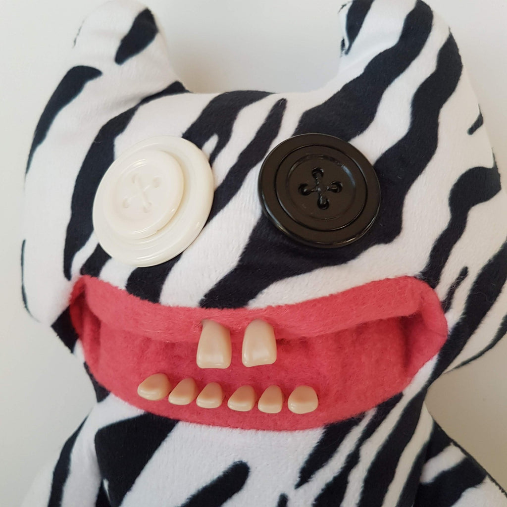 Fuggler FuggGlow STINKFACE Plush Glow In Dark Funny Ugly Monster Zebra 2024 Toy3