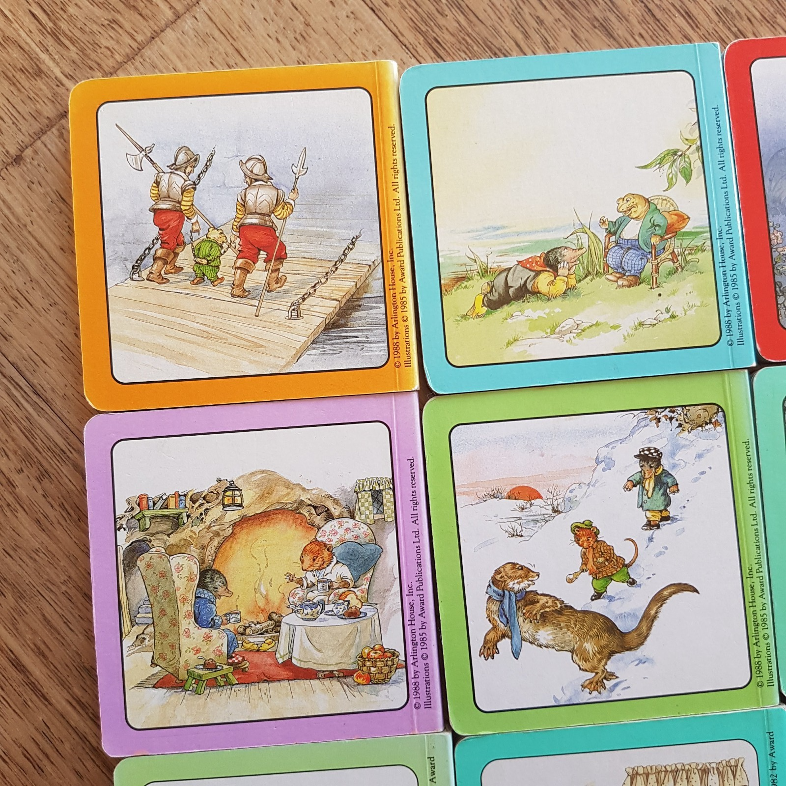 Vintage WIND IN THE WILLOWS & BRER RABBIT Book Lot Childrens Bundle Board 19887