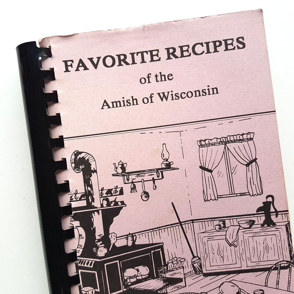Favorite Recipes of the AMISH of Wisconsin 1992 Cook Book Andy & Millie Yoder1