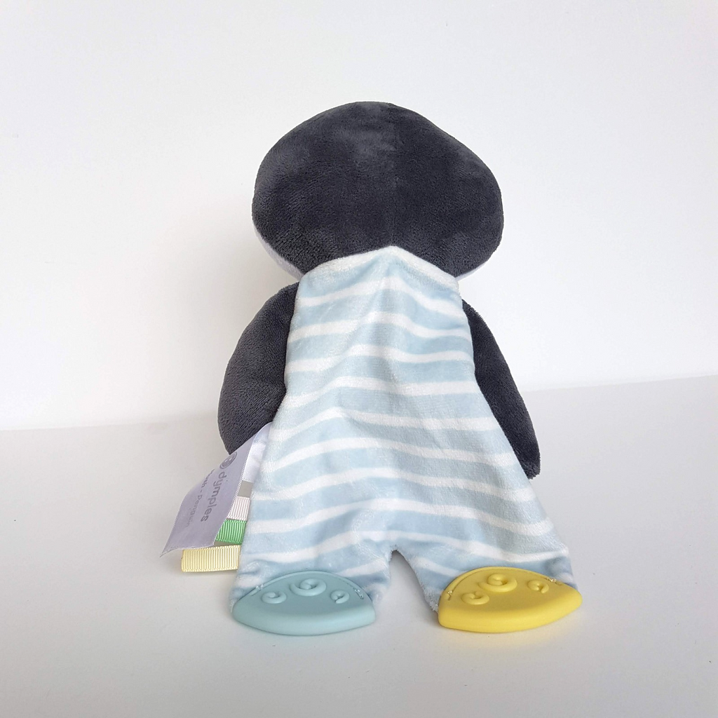 Dymples FLAT PLUSH PENGUIN Lovey Plush Security Blanket Comforter Sleep Soft Toy5