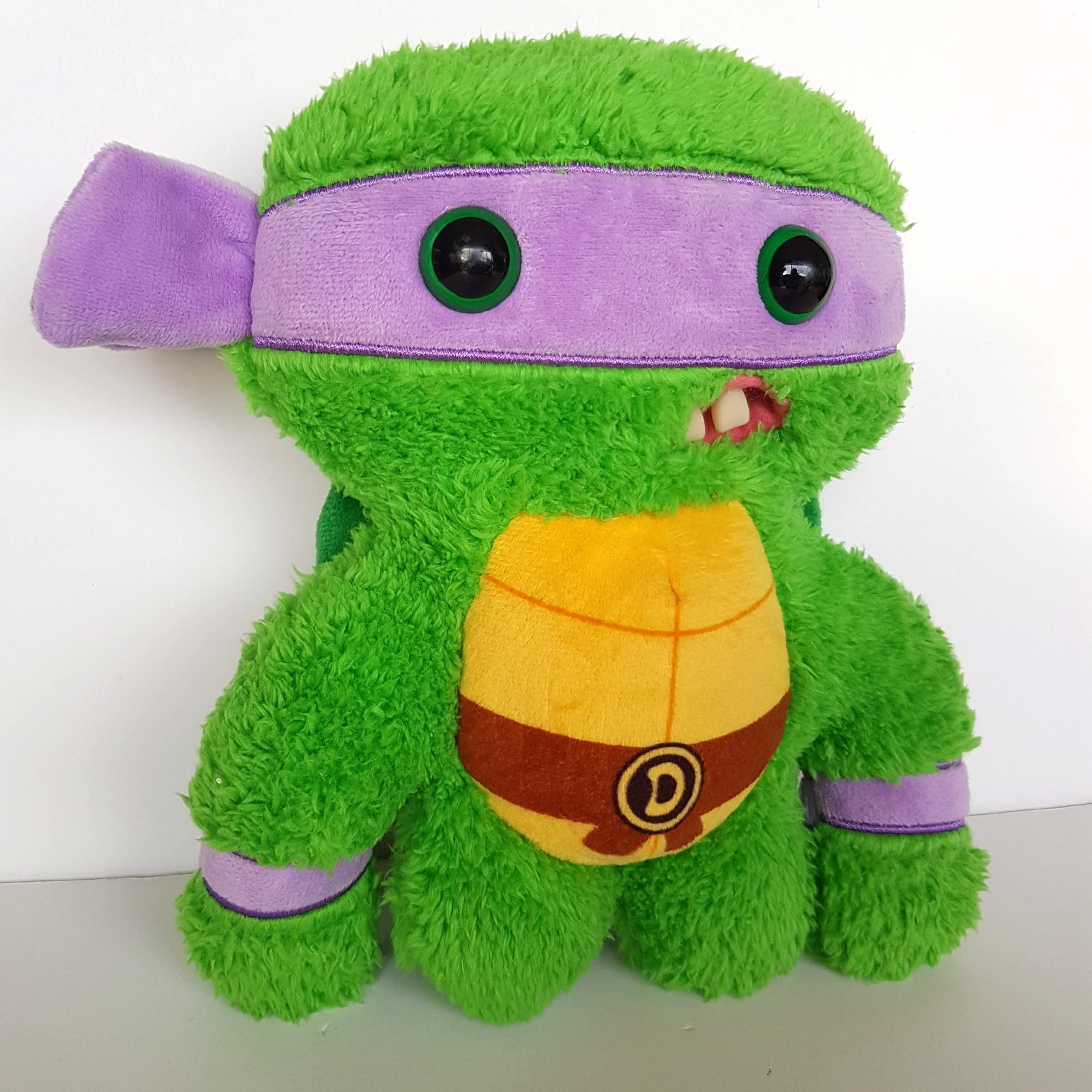 Fuggler TEENAGE MUTANT NINJA TURLE DONATELLO Funny Ugly Monster Plush TMNT Toy1