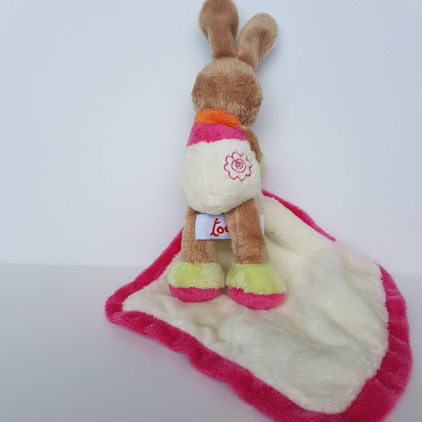 Toodo BUNNY RABBIT Baby Lovey Comforter Security Blanket Soft Toy Stuffed Animal3