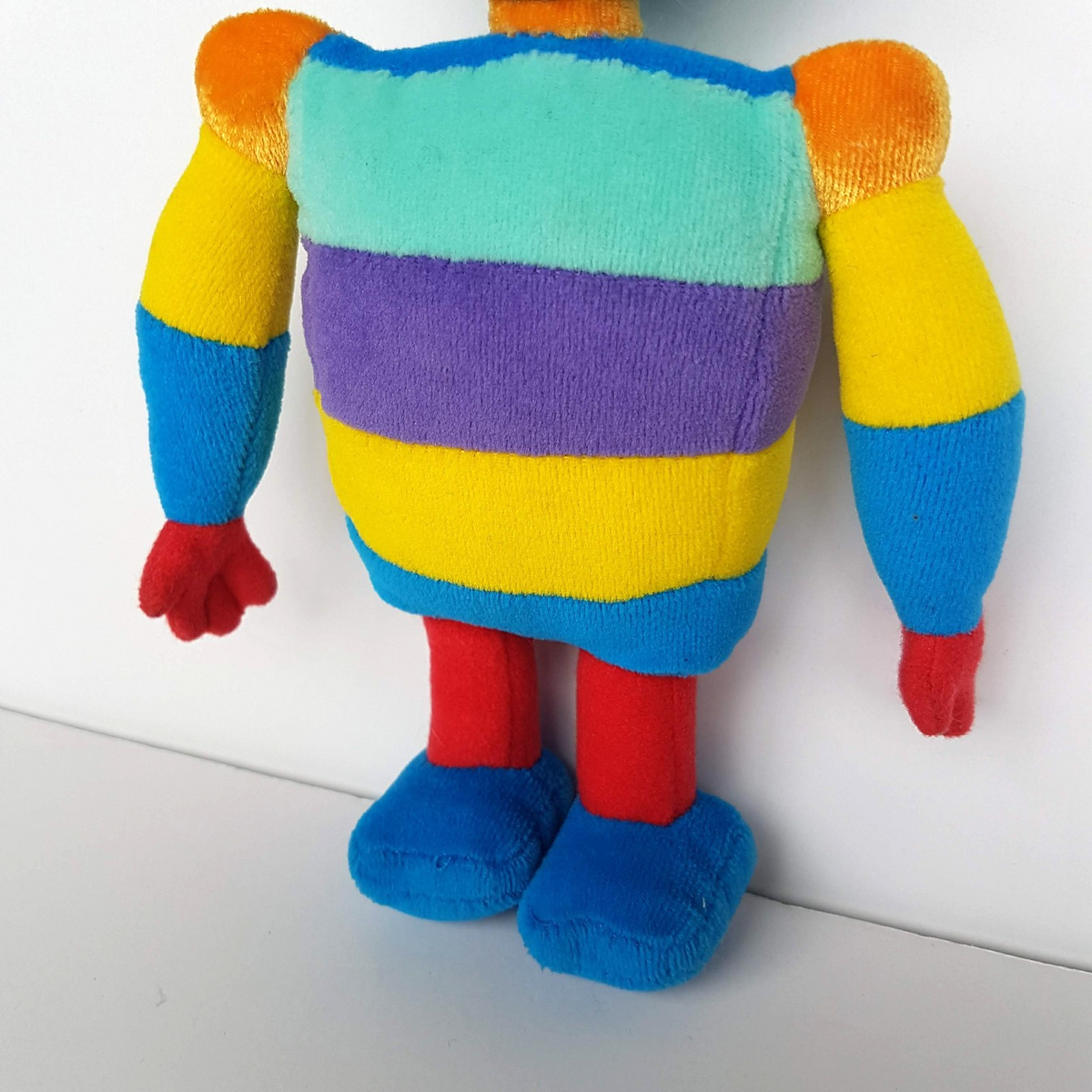 Lego Little Robots STRIPEY ROBOT Plush Velour 20cm Soft Toy Stripe Stuffed Toy4