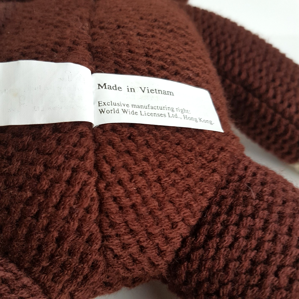Genuine MR BEAN TEDDY BEARS Vintage 1996 1997 Soft Toy Plush Stuffed Animal Knit11