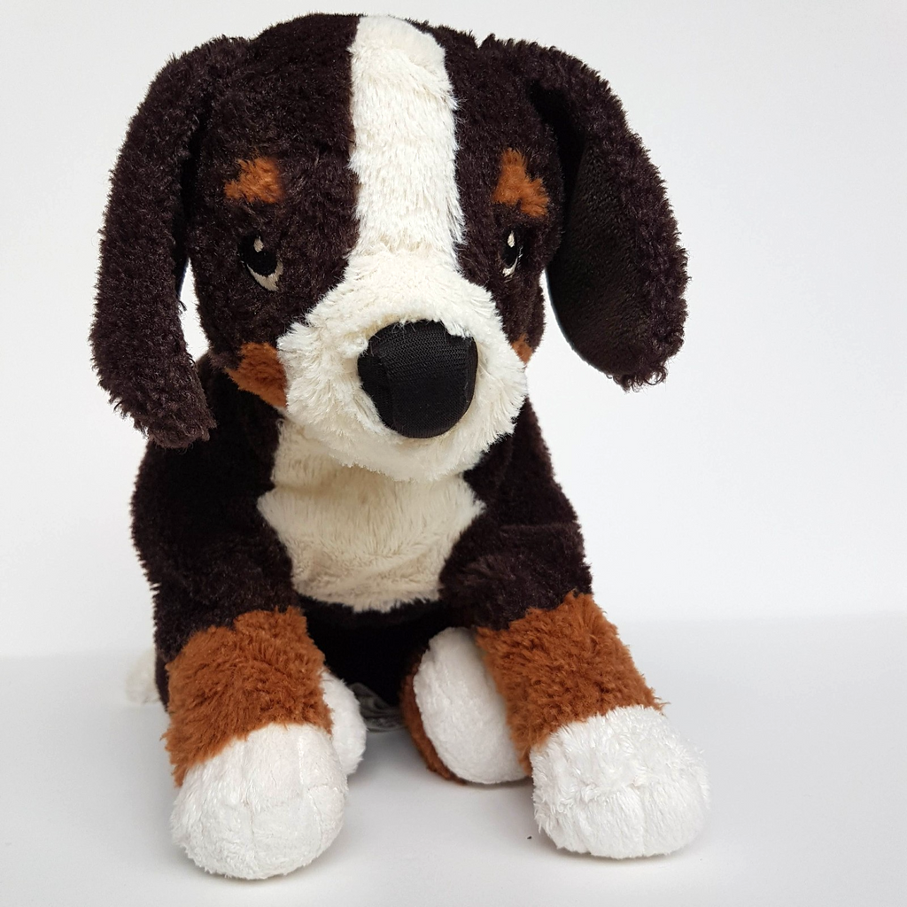 Ikea ST BERNARD DOG Puppy Plush 37cm Stuffed Animal Soft Toy HOPPIG Floppy EUC6