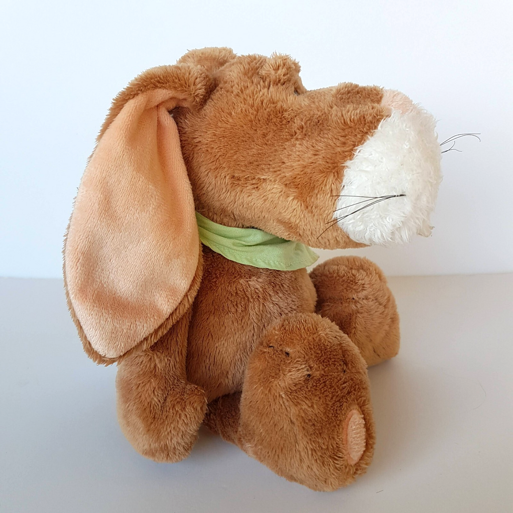 Rare NICI SCRUFFY RABBIT Plush Stuffed Animal Teeth Whiskers Soft Toy Cute Scarf4