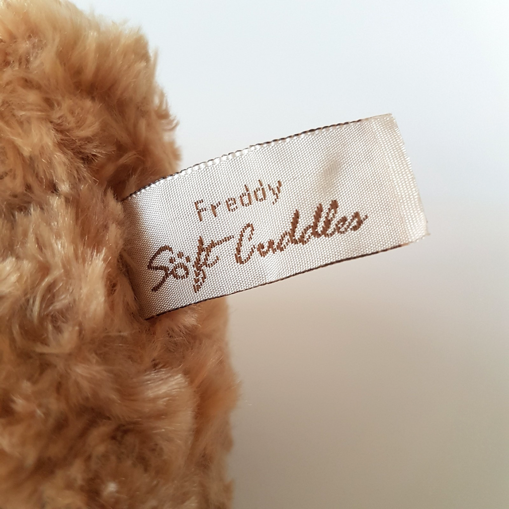 Soft Cuddles FREDDY TEDDY BEAR Beige 26cm Soft Toy Stuffed Animal Cuddly Cute6