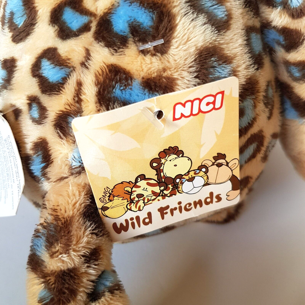 Nici Large LEOPARD WILD CAT Spotted Cheetah 35cm Plush Stuffed Animal Soft Toy7