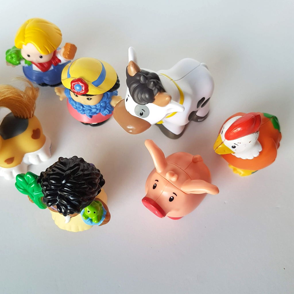 Fisher Price Little People MIXED LOT Farm Animals Birds Boy Girl Figures Toy5